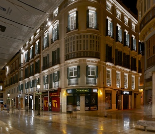 Fachada  Vincci Larios Diez Málaga